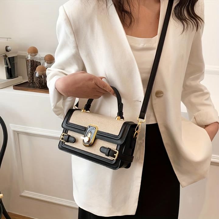 Produktbild Only-Bags.Store Vintage Flap Crossbody Bag, Retro Umhängetasche, Mode Handtasche & Satchel Purse