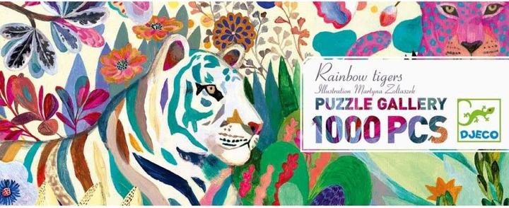 Produktbild Djeco Puzzle Gallery Rainbow Tigers, 1000 Teile (1000 Teile)