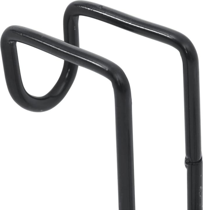 Actual product image VidaXL Snaffle holder 3pcs. Bridle hook Snaffle hanger Snaffle hook Black steel