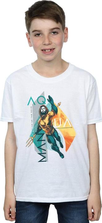Immagine prodotto Aquaman Tropical Icon Maglietta Ragazzi (116)