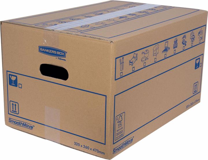 Image du produit Fellowes Smoothmove (set de 10) (61 x 41 x 46 cm, 115 l)
