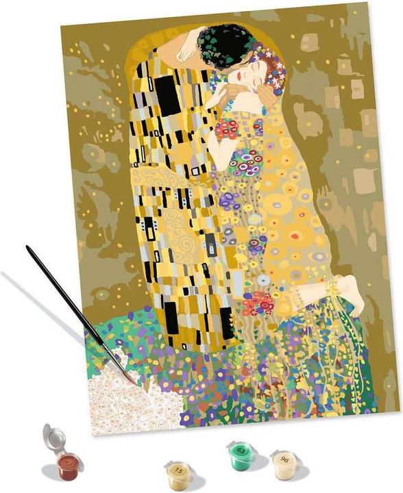 Actual product image Ravensburger CreArt Klimt The Kiss