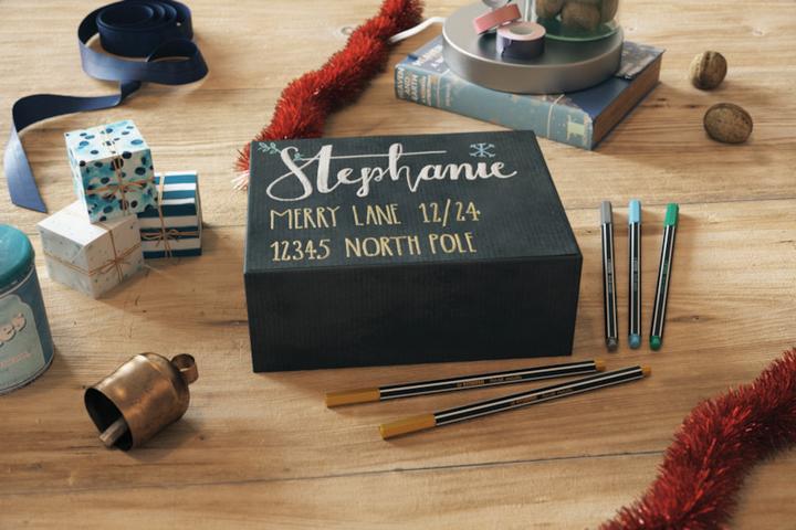 Actual product image STABILO Pen 68 Premium Metallic Felt Pen (Blue Metallic, 1 x)