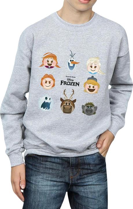 Immagine prodotto Disney Frozen Heads Felpa Ragazzi (152, 158)