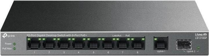 Actual product image TP-Link LS1210GP - Gigabit PoE switch (10 ports)