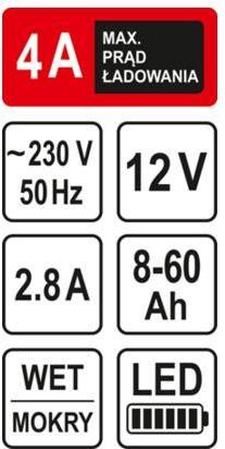 Immagine prodotto Toya STHOR PROSTOWNIK 12V 2.8A 60Ah LED (12V)