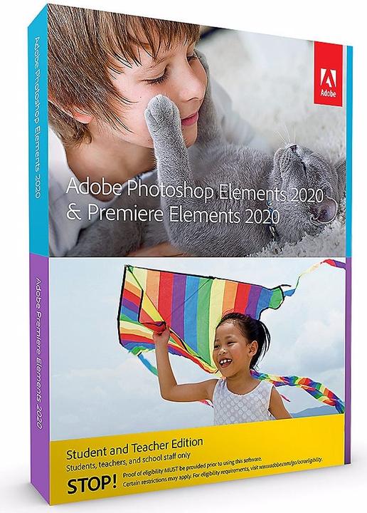 Adobe Photoshop Elements 2020 & Premiere Elements 2020 Student/Teacher (Nachweis erforderlich) (1 User, unbegrenzt)
