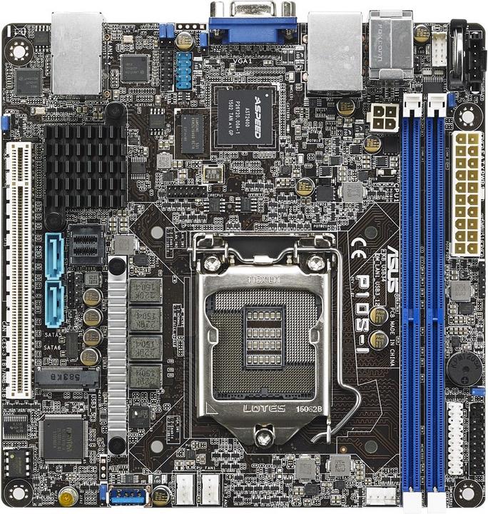 ASUS P10s-I (LGA 1151, Intel C232, Mini-ITX)