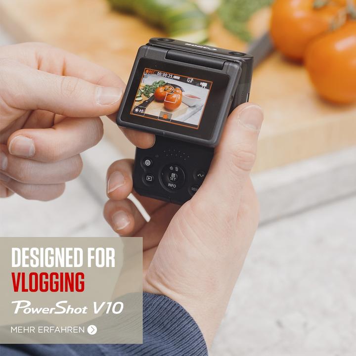 Produktbild Canon PowerShot V10 Erweitertes Vlogging-Kit (20.90 Mpx, 30p)