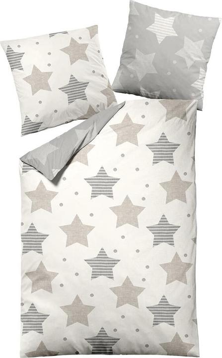 Image du produit Traumschlaf Étoiles (Set de linge de lit, 155x200 cm + 80x80 cm)