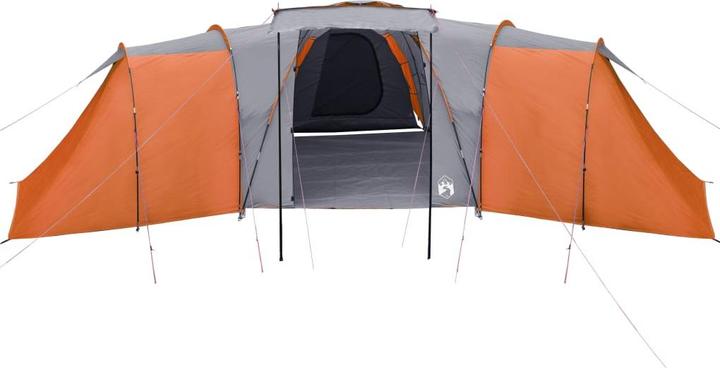 Immagine prodotto VidaXL Tenda da campeggio 12 persone & Arancione 840 x 720 x 200 cm 185T Taffeta (Tenda a cupola, 24.50 kg, 9+ persone)