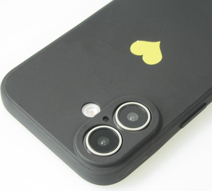 Image du produit PhoneLook Coque Silicone Mat Coeur doré (Apple iPhone 16)