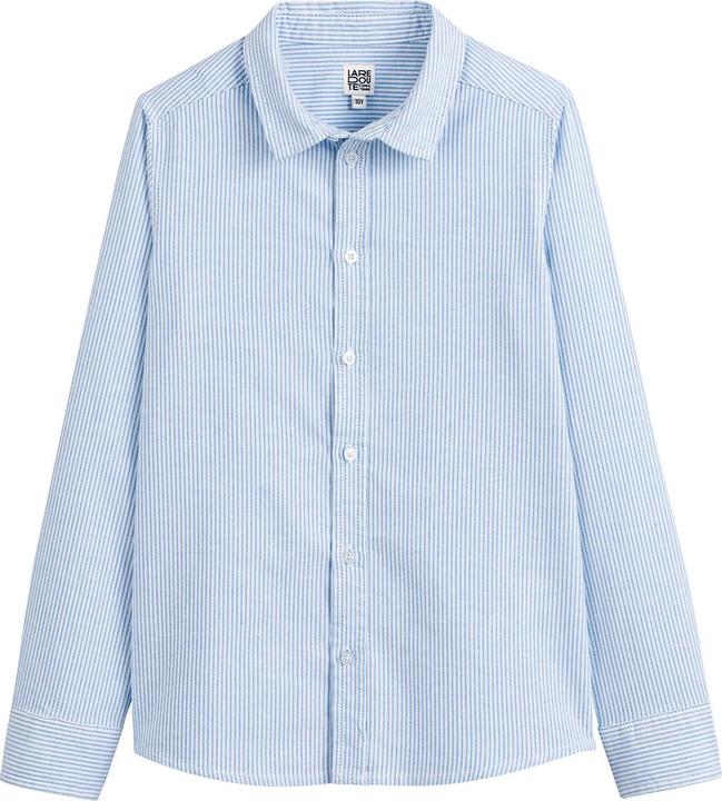 La Redoute Collections Gestreifte Hemdbluse mit langen Ärmeln (164)