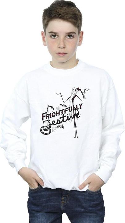 Actual product image Disney Boys The Nightmare Before Christmas Frightfully Festive Sweatshirt (152, 158)