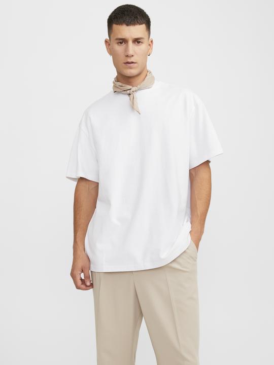 Actual product image Jack & Jones Single-coloured round neck T-shirt T-shirt (XXL)