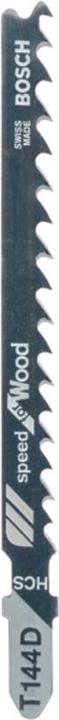 Actual product image Bosch Professional Zubehör Jigsaw blade T 144 D Speed for Wood, pack of 5