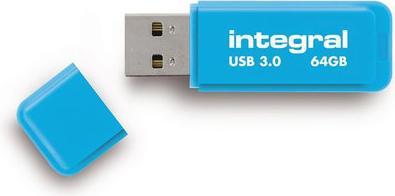 Actual product image USB3.0 DRIVE NEON UP TO R-100 W-30 MBS USB flash drive USB Type-A 3.2 Gen 1 (3.1 Gen 1) (64 GB, USB 3.2, USB-A)