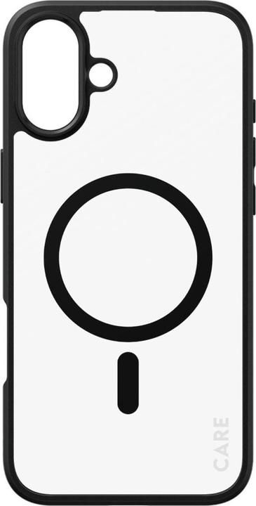 Actual product image PanzerGlass CARE by ® Flagship Case Transparent Urban Combat w. Black Frame & MagSafe iPhone '24 6.7" (Apple iPhone 16 Plus)