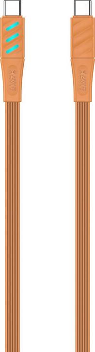 Actual product image Havit Ladekabel Typ C CB6254 orange (1 m)