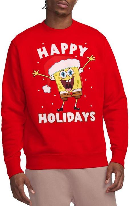 Produktbild Spongebob Squarepants Happy Holidays Sweatshirt weihnachtliches Design (XL)