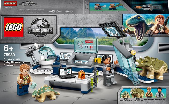 LEGO Le laboratoire du Dr Wu : éclosion de bébés dinosaures (75939, LEGO Jurassic World)