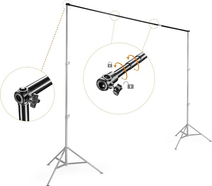 Actual product image Walimex Telescope background rod (3 cm, 307 cm)