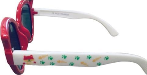 Produktbild Bekos Kinder Sonnenbrille Katze rot / weiss Polarisiert