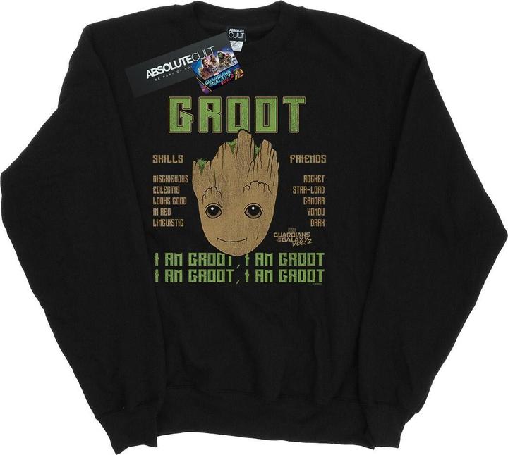 Image du produit - Sweat GUARDIANS OF THE GALAXY VOL. GROOT SKILLS - Femme (XL)