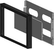 Produktbild Hagor Inbox Digital Signage - Gehäuse für flat panel - Schwarz - Bildschirmgrösse: 116.