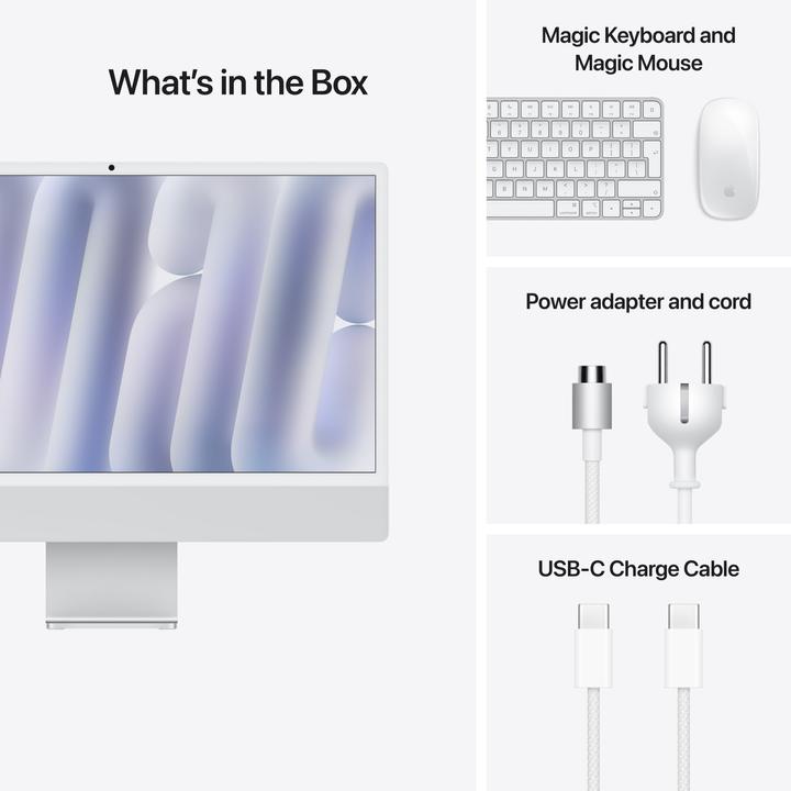 Produktbild Apple iMac 2024 (M4, 16 GB, 512 GB, Apple M4 8-Core)