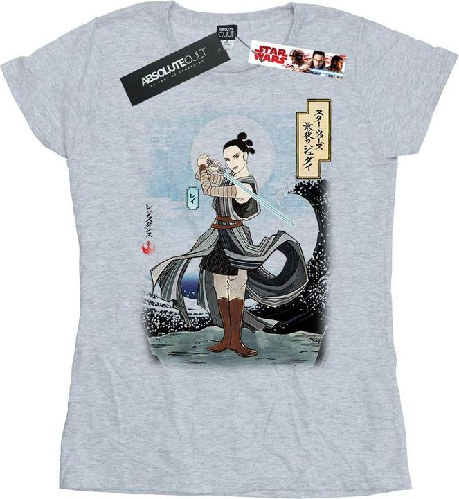 Immagine prodotto Star Wars The Last Jedi Japanese Rey Maglietta Donna (S)