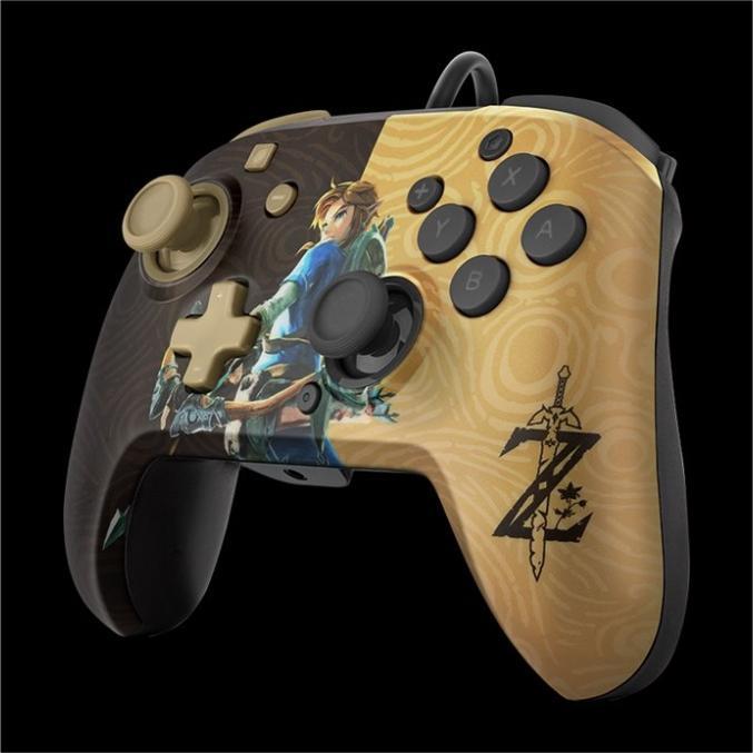 Image du produit PDP Controller Faceoff Deluxe+Audio Zelda Switch (Switch OLED, Switch)