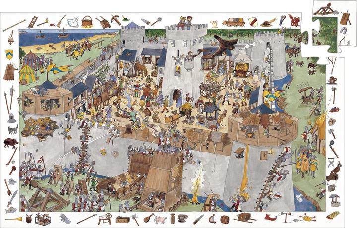 Image du produit Djeco Le château, 100 pièces (100 pièces)