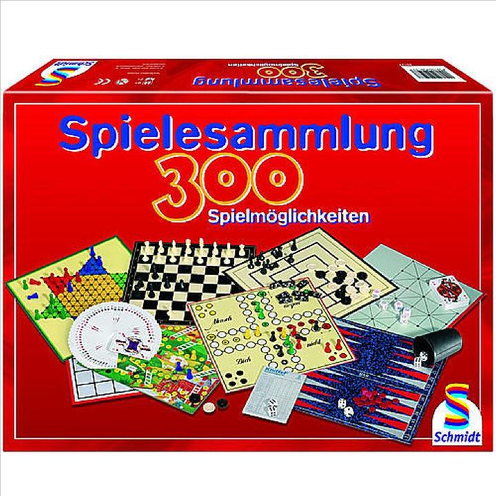 Produktbild Schmidt Spiele 300er Spielesammlung rot (Deutsch)