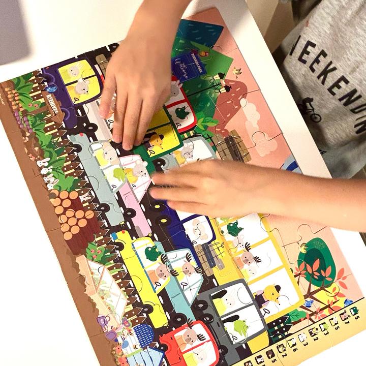 Immagine prodotto DoerKids Cerca Trova e conta il puzzle del parcheggio (35 pezzi)