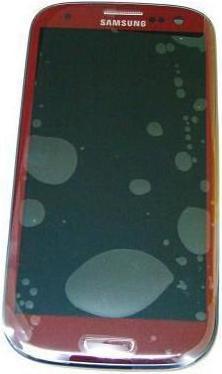 Actual product image Samsung Mea Front LCD Garnet Red