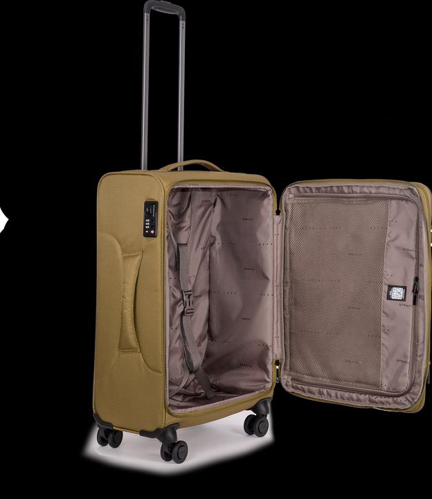 Produktbild Stratic Trolley weich LIGHT M 65cm khaki (68 l, M (50 - 90l))