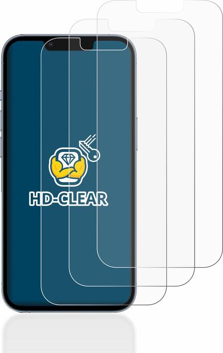 Produktbild BROTECT Schutzfolie Displayschutz Displayschutzfolie Folie Klar Transparent (6 Stück, Apple iPhone 13 Pro)