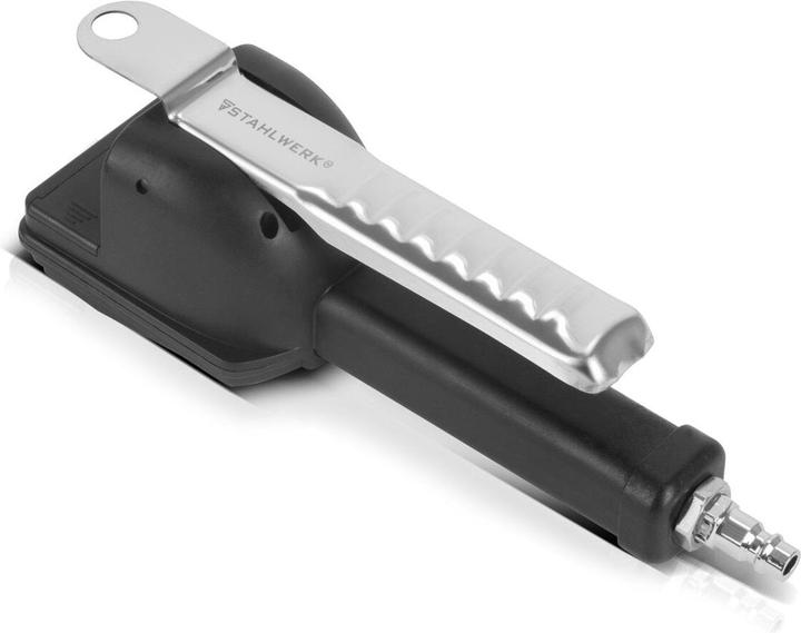 Immagine prodotto Stahlwerk Pistola digitale per gonfiaggio pneumatici ad aria compressa DRP-18 ST Campo di misura 0-18 bar