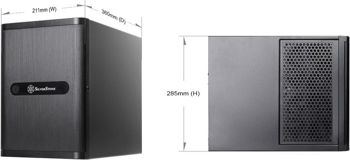 Produktbild Silverstone Sst-Ds380b (Mini-ITX, Mini-DTX)