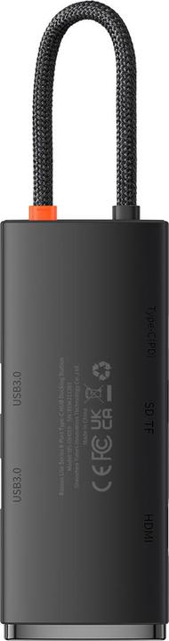 Produktbild Baseus LITE SERIES BS-OH020 HUB ADAPTER TYPE-C 6 PORT Black station (USB-C, 6 Ports)