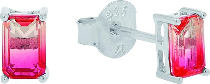 Image du produit Amor Ohrschmuck für Damen, 925 Sterling Silber, Glas (Argent 925)