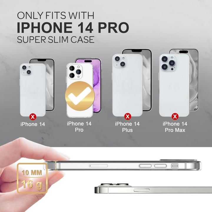 Image du produit Nalia Étui clair à 360 degrés (Apple iPhone 14 Pro)