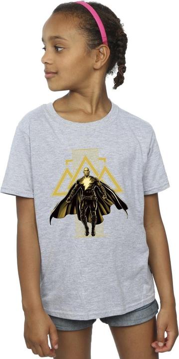 Produktbild Black Adam Rising Golden Symbols TShirt Mädchen (140, 146)