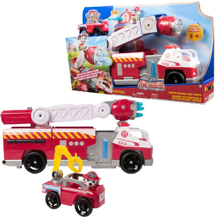 Produktbild Spin Master PAWPatrol-Fire Rescue-Deluxe Feuerwehr Fahrzeug