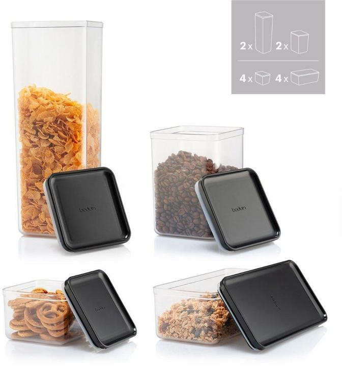 Image du produit Bodum 12er-Set Vorratsdosen 4 x 1L / 2 x 1,2L / 4 x 0,5L / 2 x 2,6L (2.60 l)