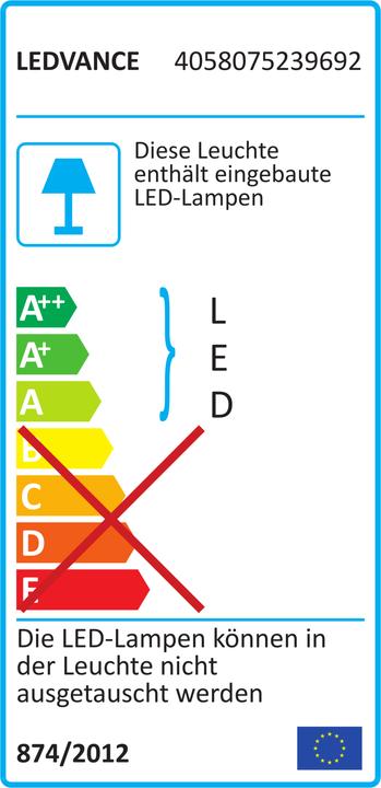 Label énergétique Ledvance Capteur d'inondation Endura (1700 lm, IP44)