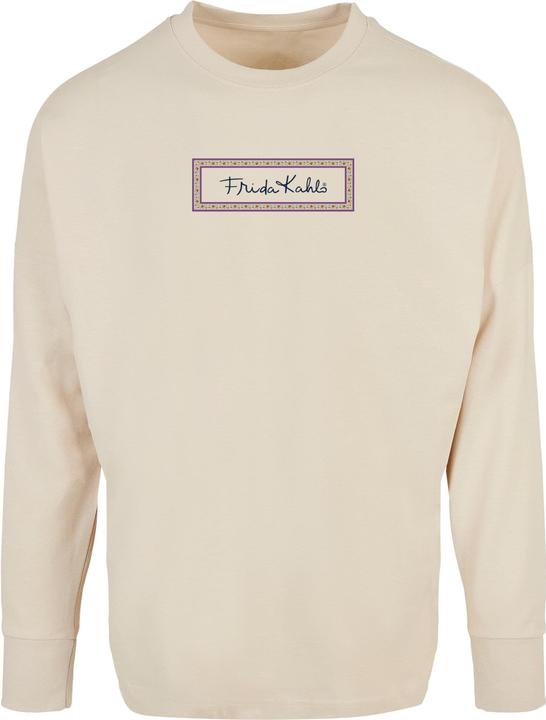 Actual product image Merchcode Ladies Frida Kahlo - My name Oversized Cut On Sleeve Longsleeve - 116129 (XS)