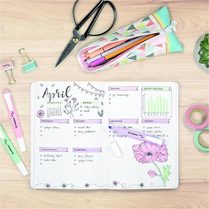 Immagine prodotto STABILO swing cool Evidenziatore pastello (Toni pastello, 4 mm, 6 x)
