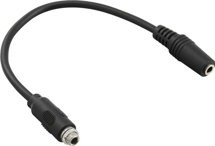 Produktbild InLine Audio Adapterkabel zum Einbau 1x mit Gewinde (0.20 m, 3.5mm Klinke (AUX))